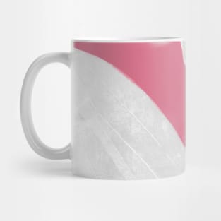 Green Fern Pale Burgundy Pink Mug